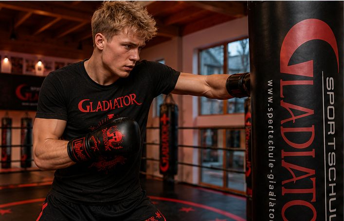Training bei der Sportschule Gladiator