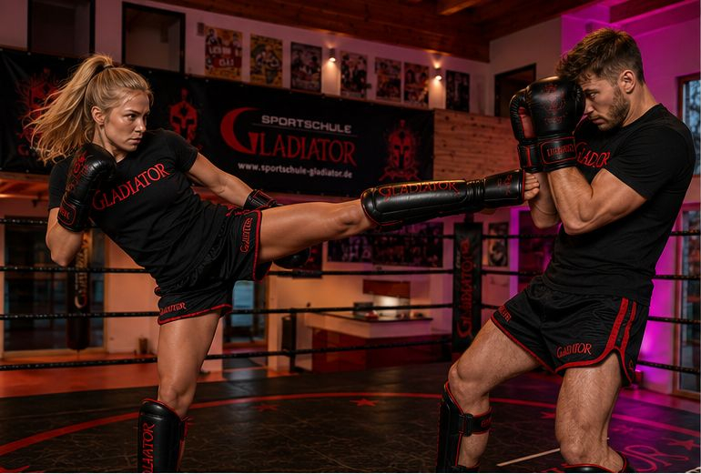 Thai-Kickboxen und K1 bei der Sportschule Gladiator