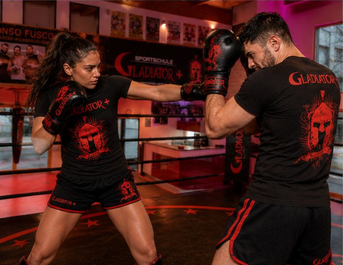 Kampfsporttraining bei der Sportschule Gladiator in Augsburg