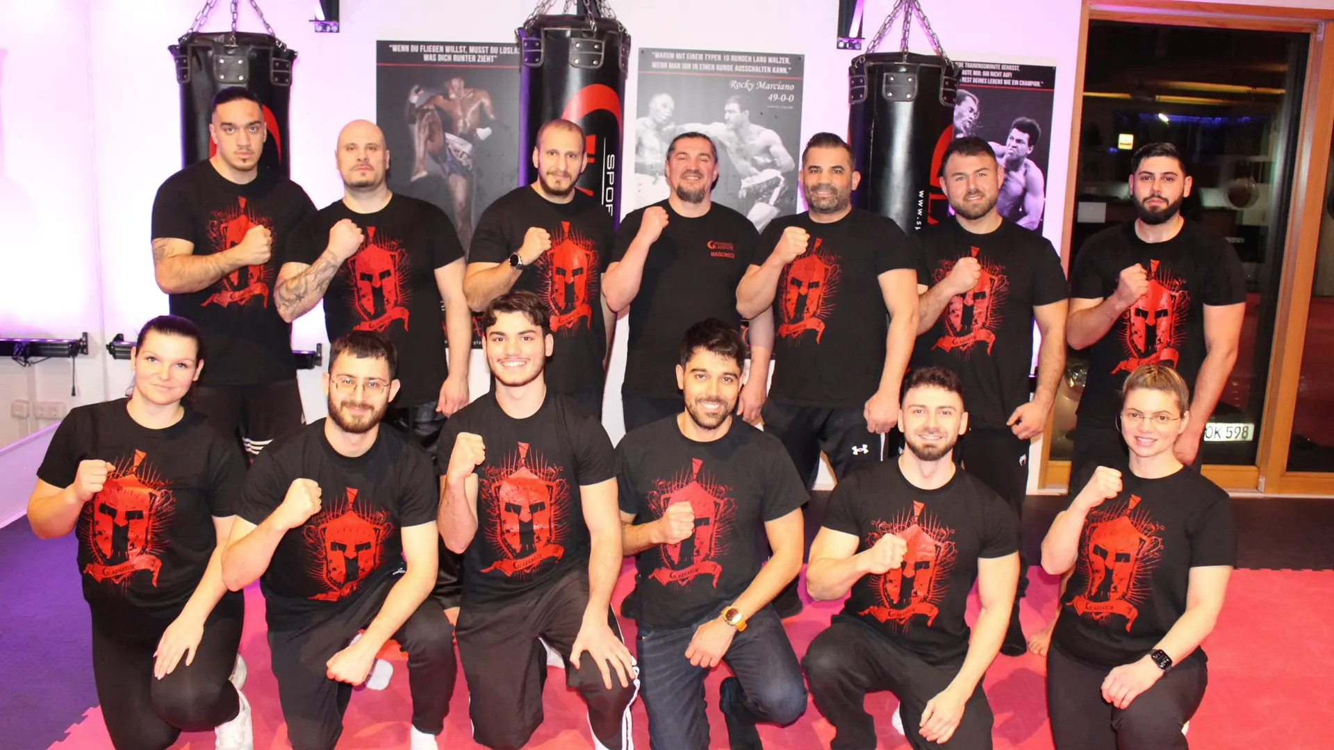 Trainerteam der Sportschule Gladiator in Augsburg