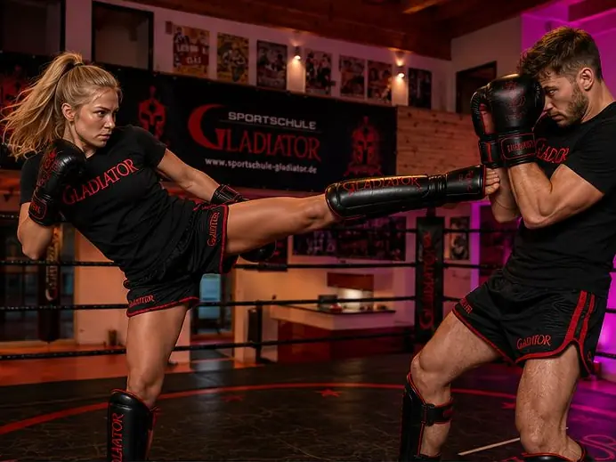 Thai-Kickboxen und K1 bei der Sportschule Gladiator in Augsburg