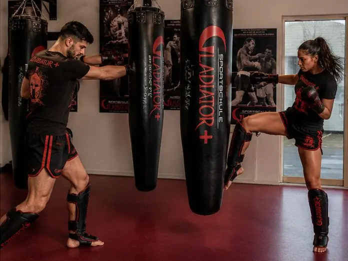 Boxtraining für aktive Wettkämpfer bei der Sportschule Gladiator in Augsburg